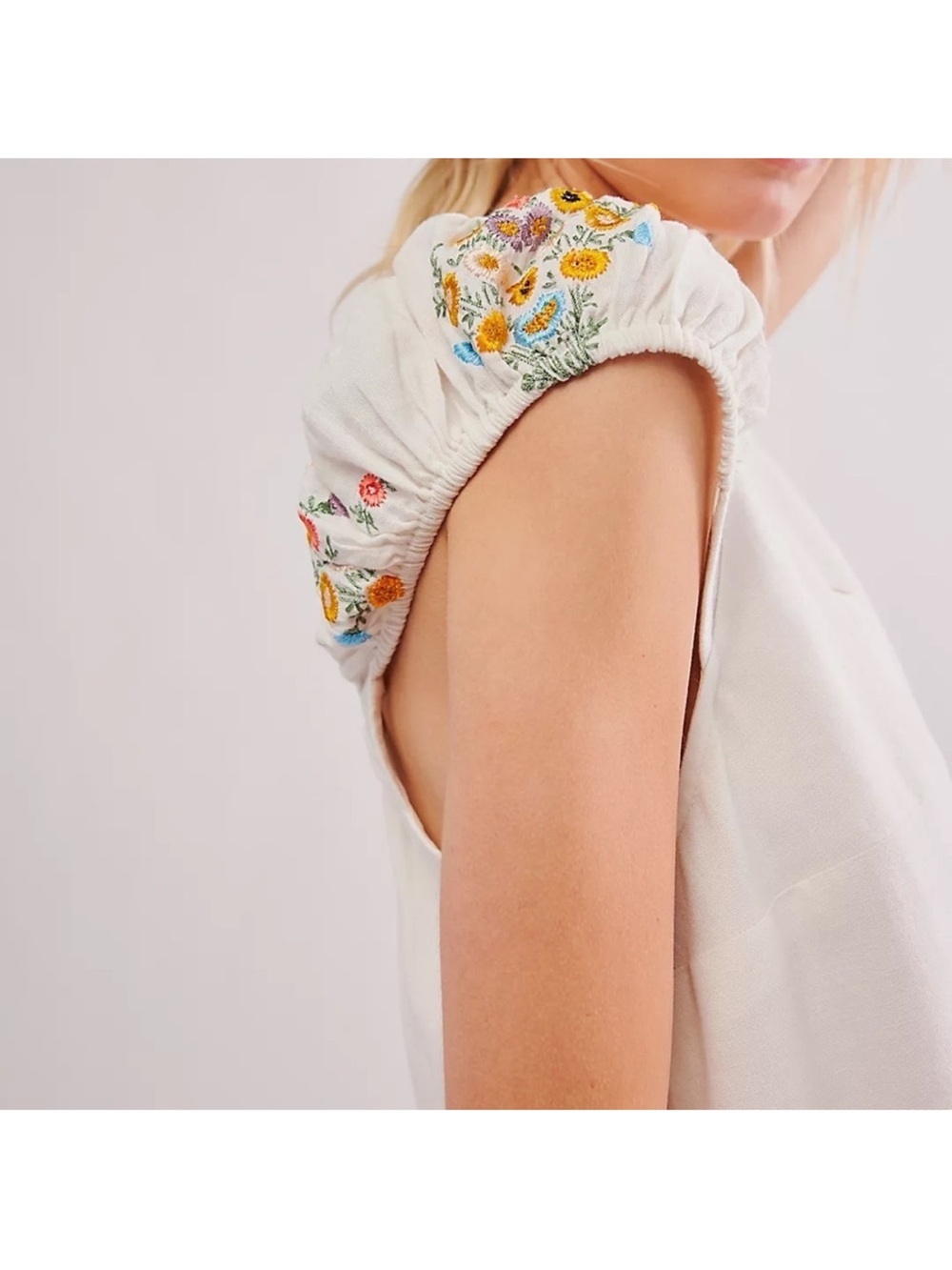Free People Wildflower Embroidered Mini Dress - Picture 4 of 7